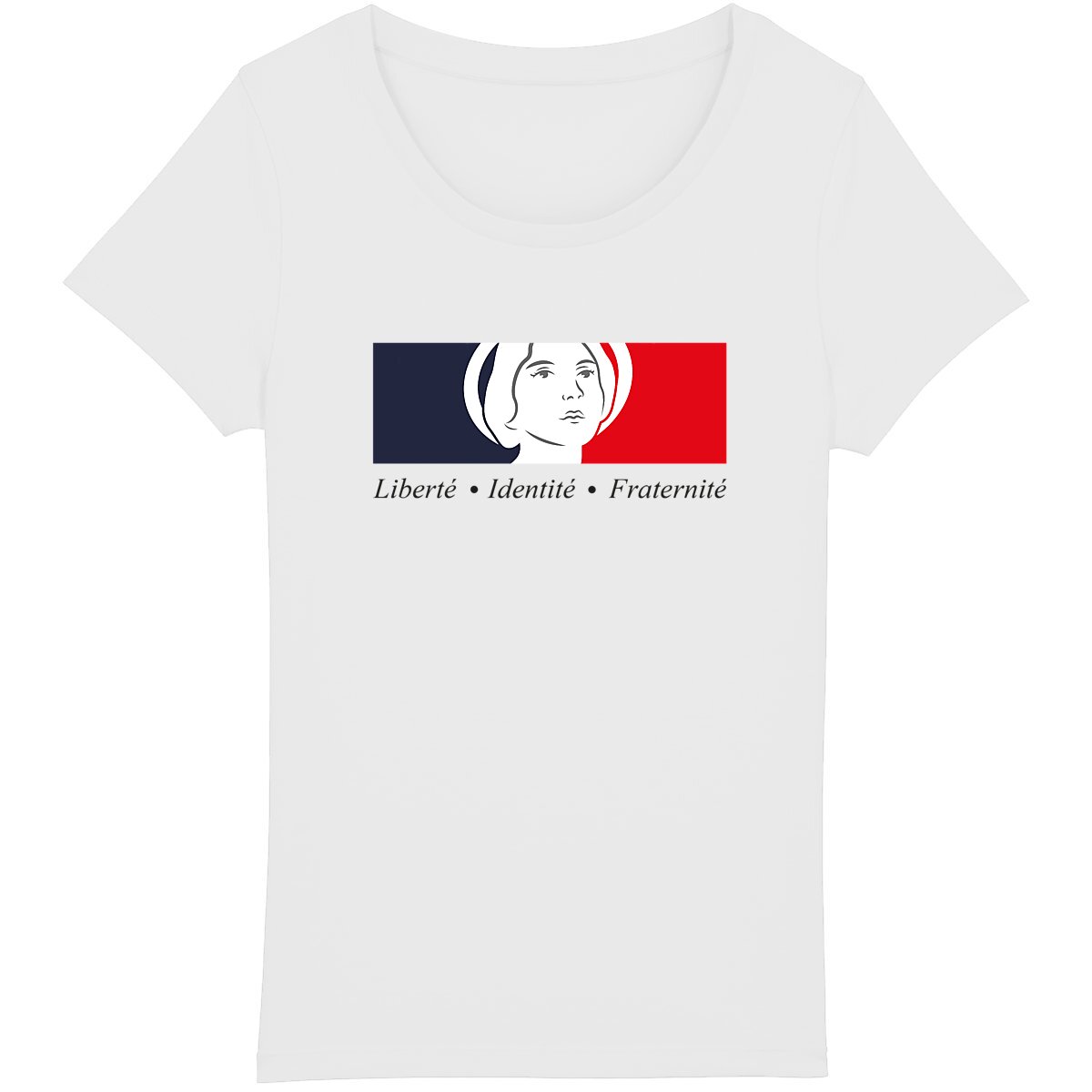 T-Shirt Devise - Liberté, Identité, Fraternité