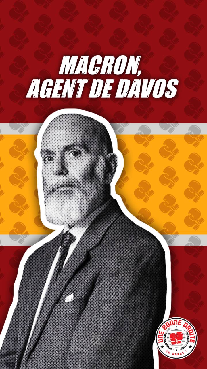 Renaud Camus, Macron, agent de Davos